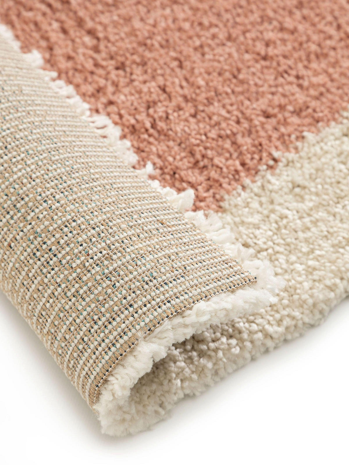 HOCHFLORTEPPICH Louise Cream/Rosa 200x290 cm - Creme, Textil (200/290cm) - benuta Pop