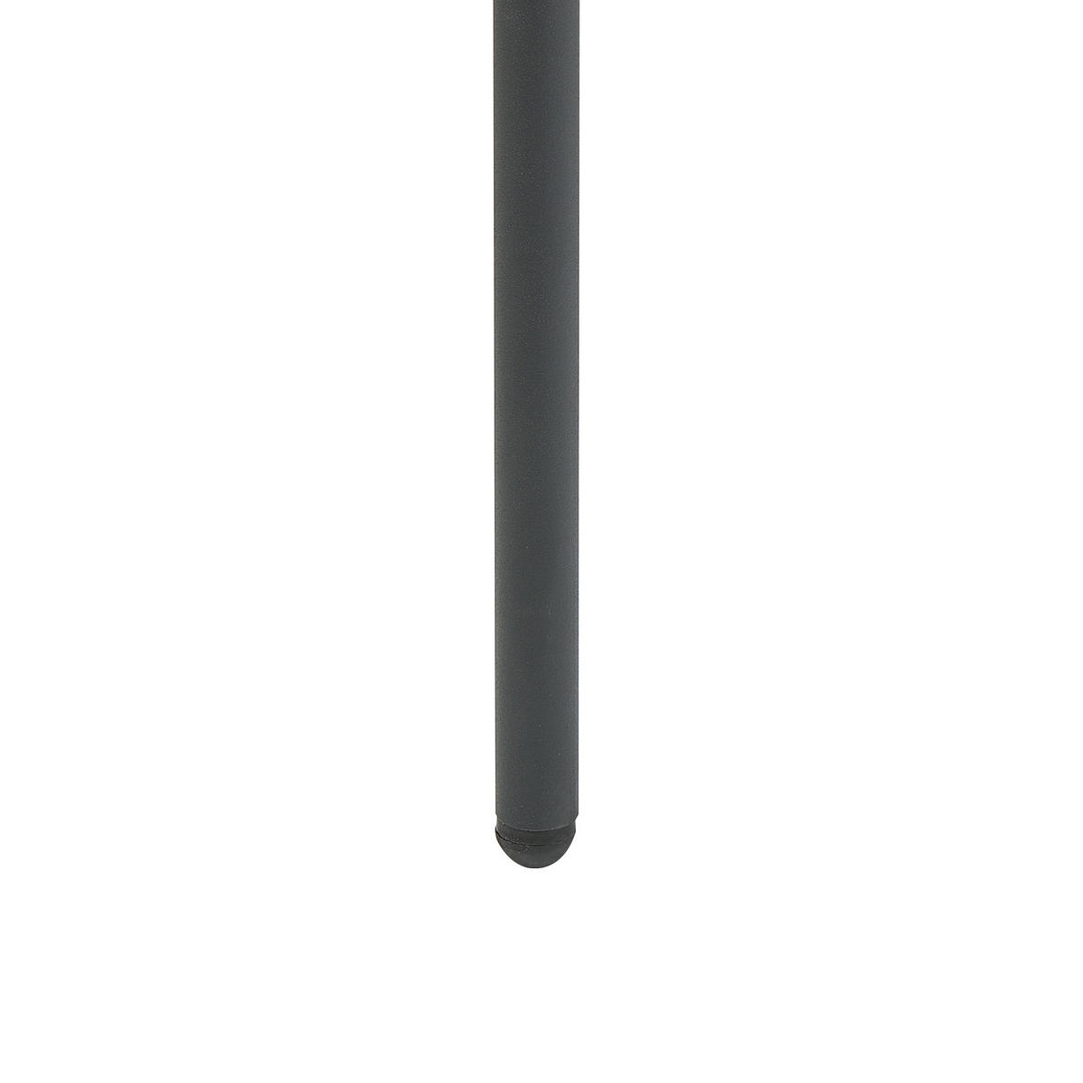 SESSEL Bouclé weiß/schwarz Alpha - Schwarz/Weiß, Textil (60/66/60cm) - Beliani