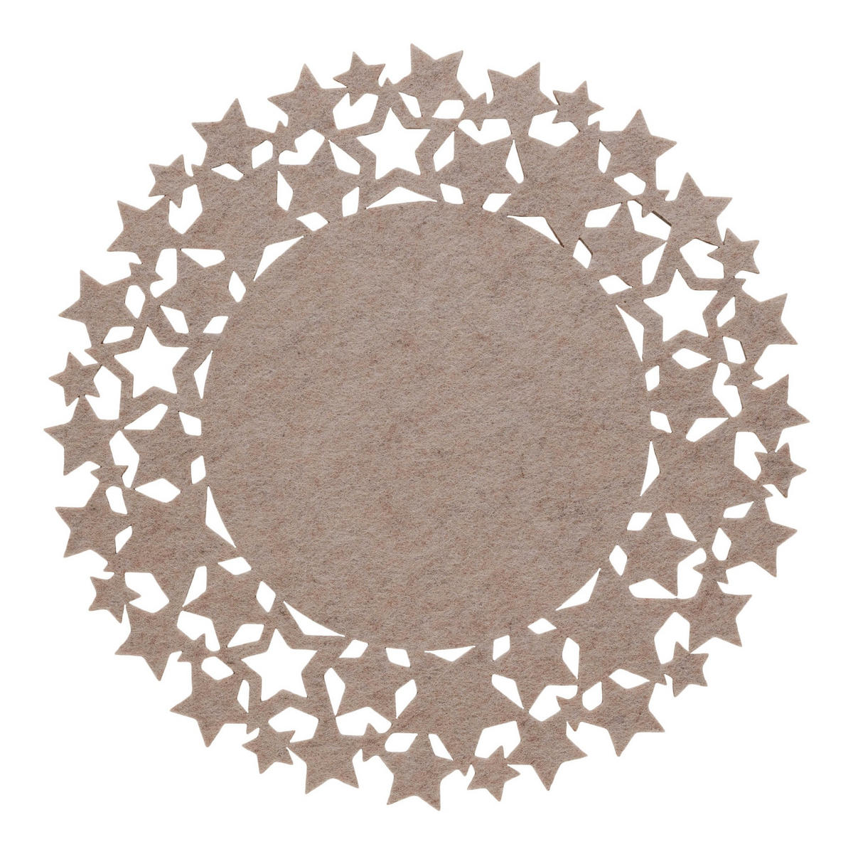DEKORATIVES TISCHSET Stille - Beige, Textil (38cm) - home&you