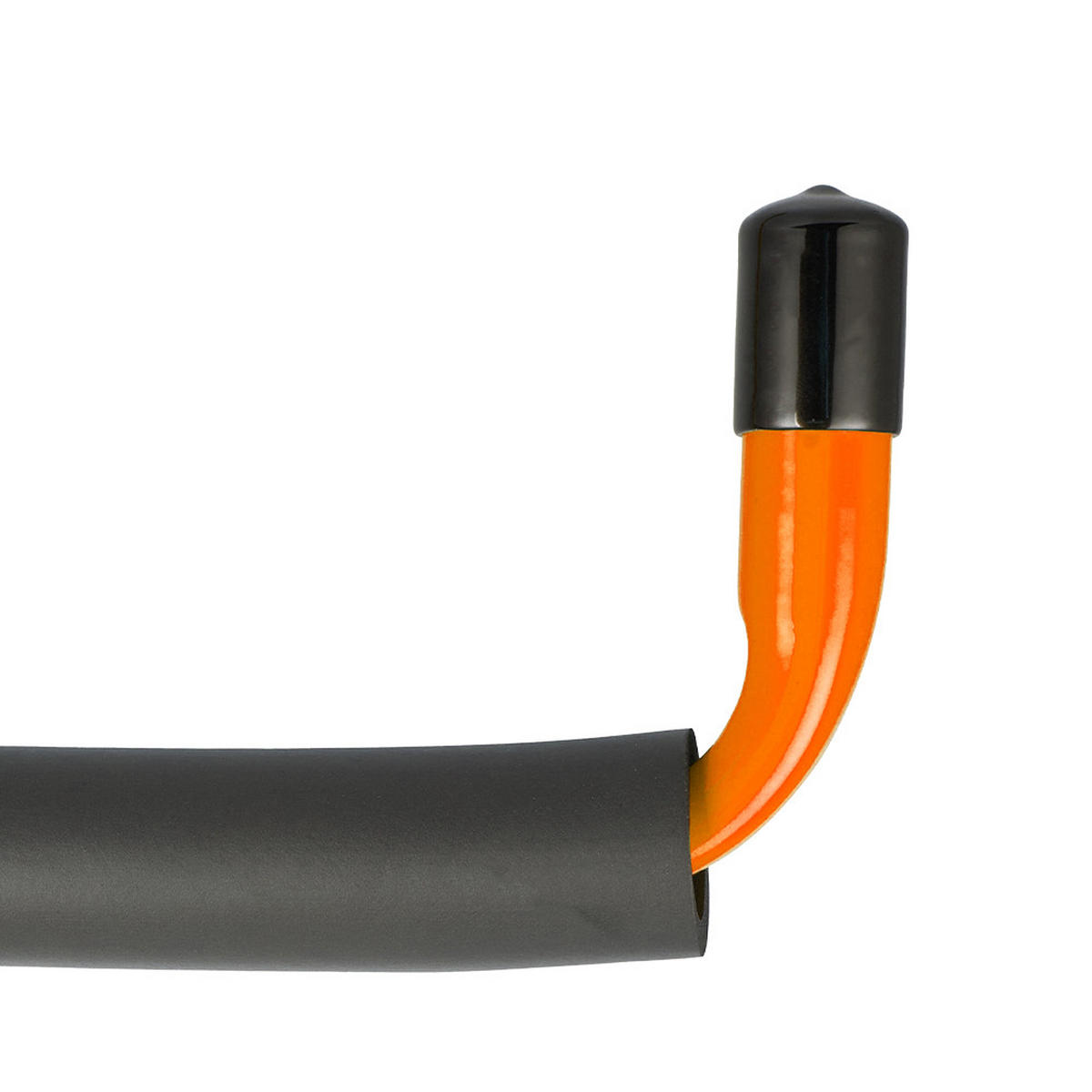 DECKENHAKEN 4 Stück T-förmige Solide Struktur aus Kohlenstoffstahl in Orange Vielseitig einsetzbar Belastbarkeit 43,5 x 29 cm - Orange, Metall (29/1/43.5cm) - Livingandhome