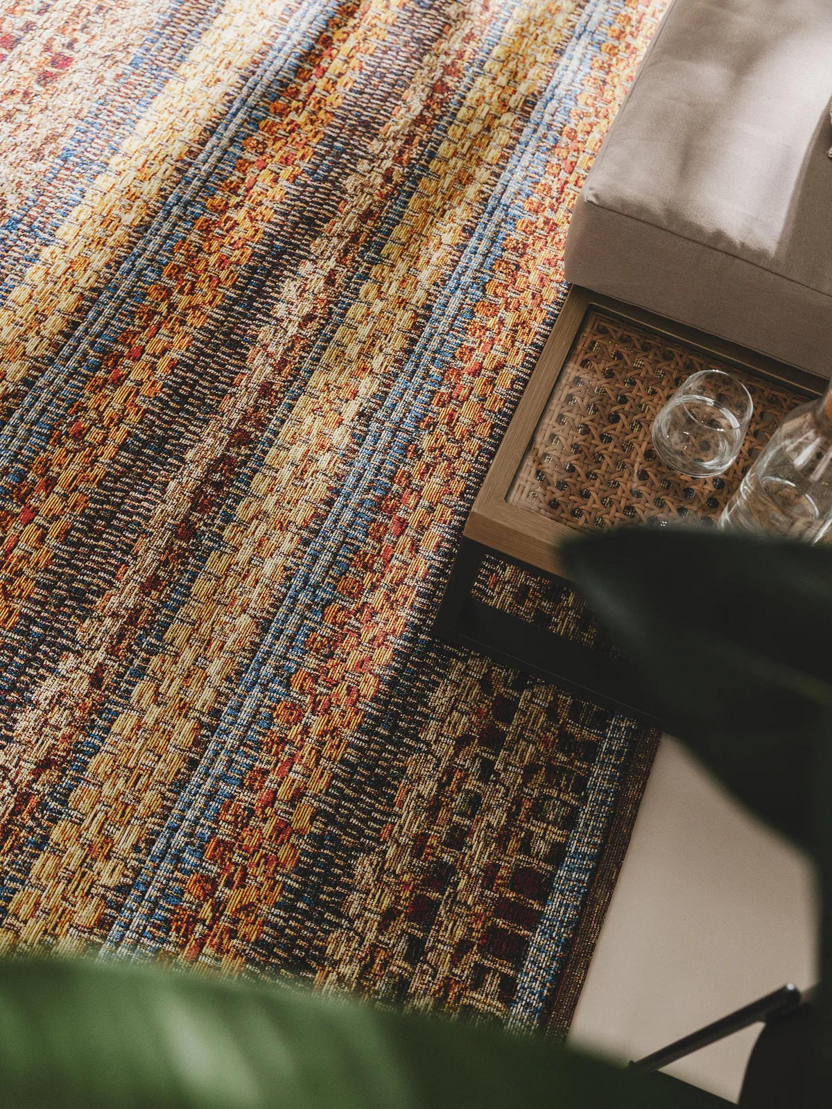 VNITŘNÍ a venkovní koberec Kenya Vícebarevné 80x165 cm - různobarevná, textil/umělá hmota (80/165cm) - benuta Nest