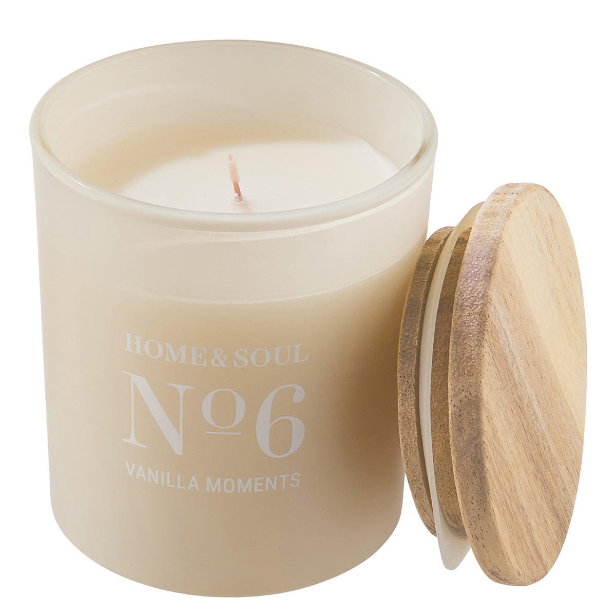DUFTKERZE Home & Soul No. 6 Vanill Moments - Gelb, Holz/Paraffin (9cm) - Butlers