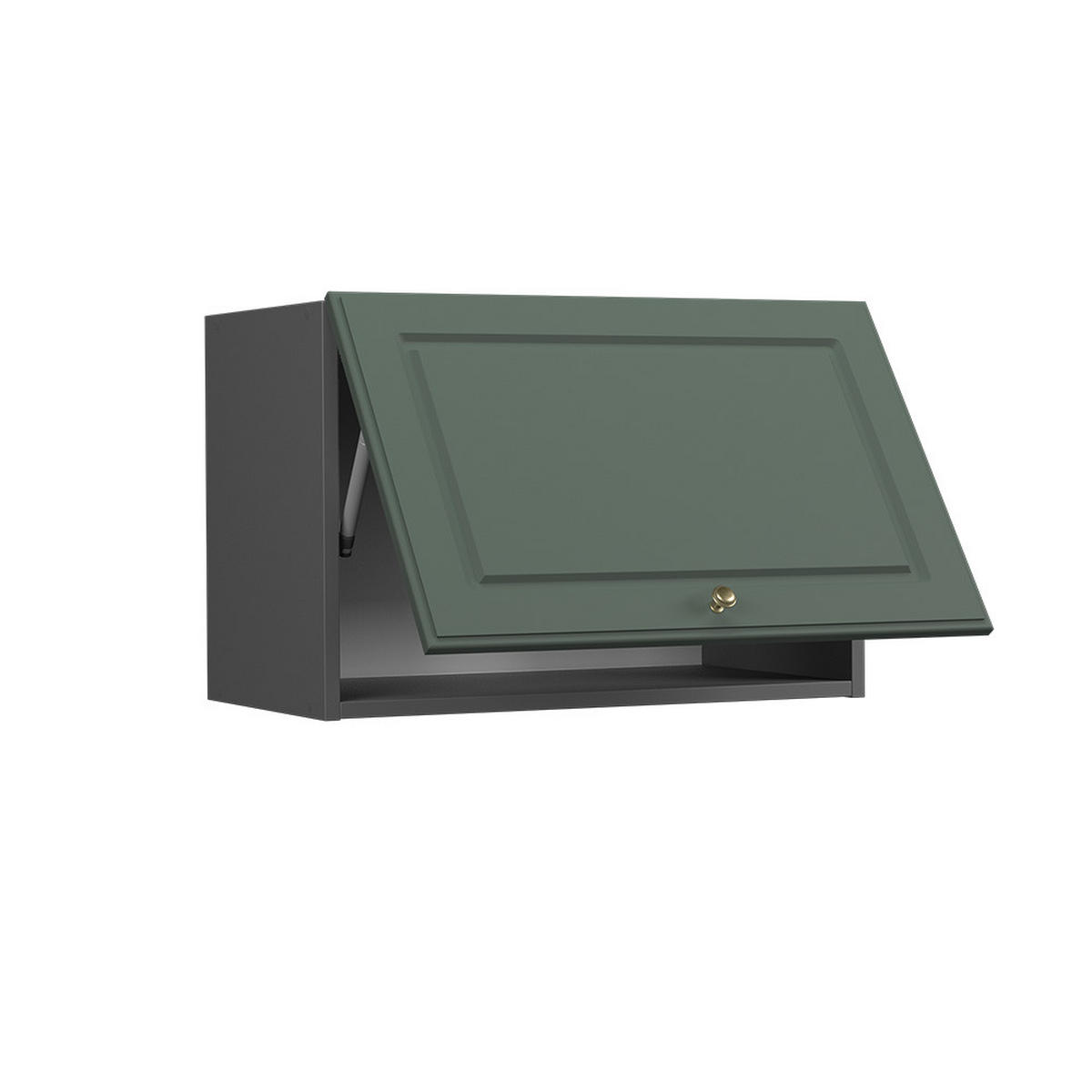 HÄNGESCHRANK Fame-Line Grün-Gold Landhaus 60 cm Flach - Anthrazit/Grün, Holzwerkstoff (60/40/34.1cm) - Vicco