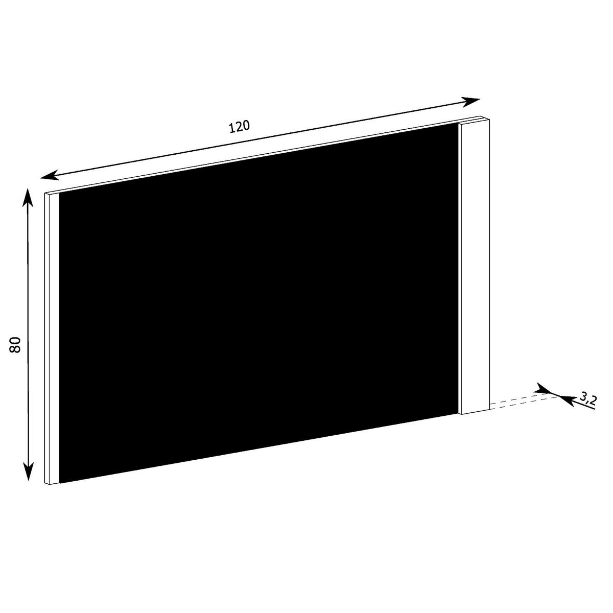 WANDSPIEGEL BALESTRAND N10 Eiche - Eichefarben, Holzwerkstoff (120/80/4cm) - Komodee