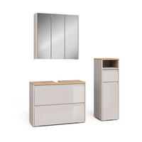 BADMÖBEL-SET Majest Cashmere 3 Teile - Kaschmir, Holzwerkstoff (30.2/96.3/30cm) - Vicco