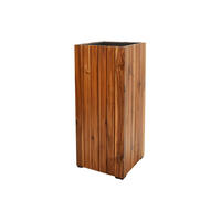 PFLANZKASTEN 28x62 cm, Braun, Akazienholz - Braun, Holz (28/62/28cm) - dasmöbelwerk
