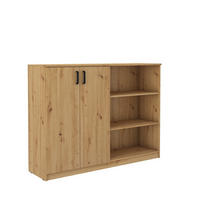 SIDEBOARD MALTESA 158/118/44 cm mit 2 Türen Eiche Artisan - Eiche Artisan, Holzwerkstoff (158/118/44cm) - MASSENO