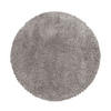 TEPPICH Hochflor Shaggy Uni Style Polypropylen Wohnzimmer Beige Rund 160x160 - Beige, Textil (160/160cm) - KADIMA DESIGN