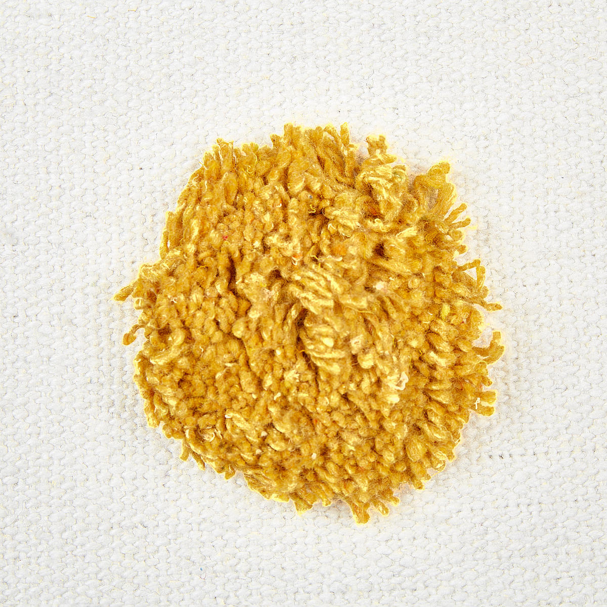 DEKOKISSEN 2er-Set Weiß 45/45 cm Wallflower - Multicolor/Weiß, Naturmaterialien (45/45cm) - Beliani