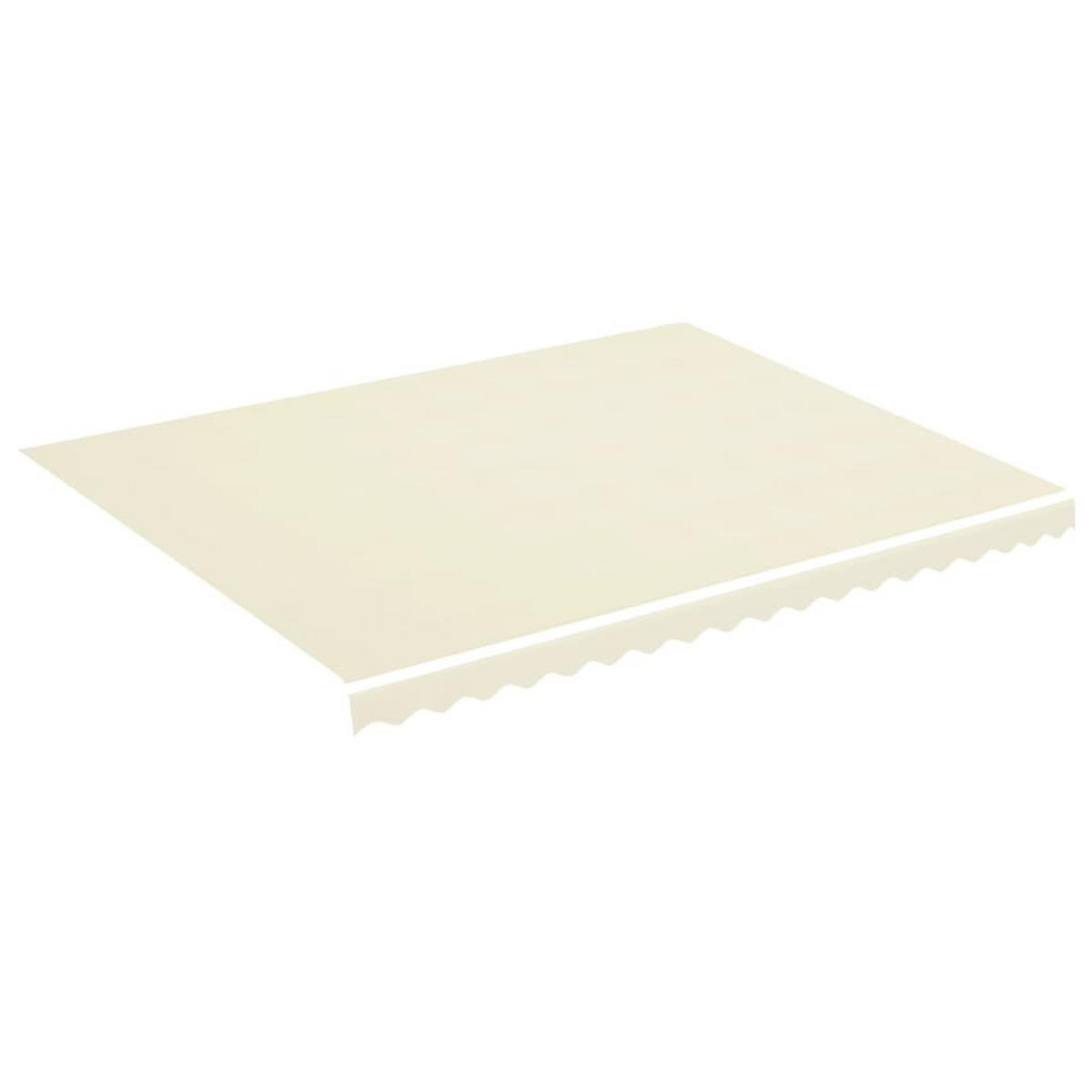 MARKISENBESPANNUNG Markisenstoff Creme, für 450x350 cm - Creme, Textil (430/0.3/345cm) - DELUKE