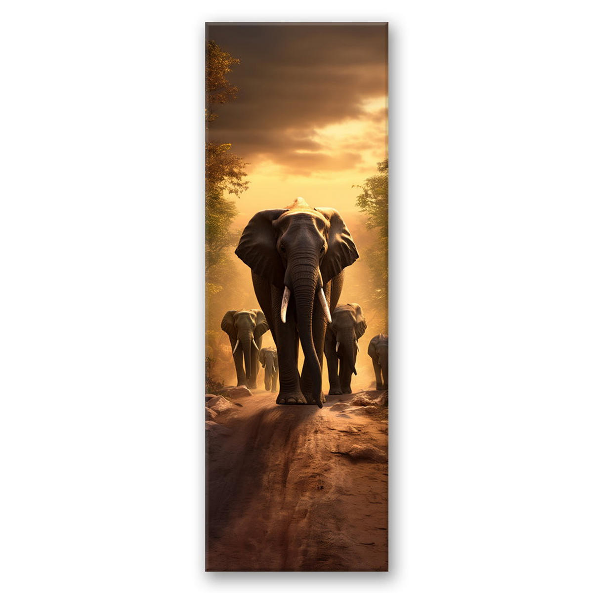 KUNSTDRUCK Braun 30/90 cm - Braun, Textil (30/90cm) - KUNSTLOFT