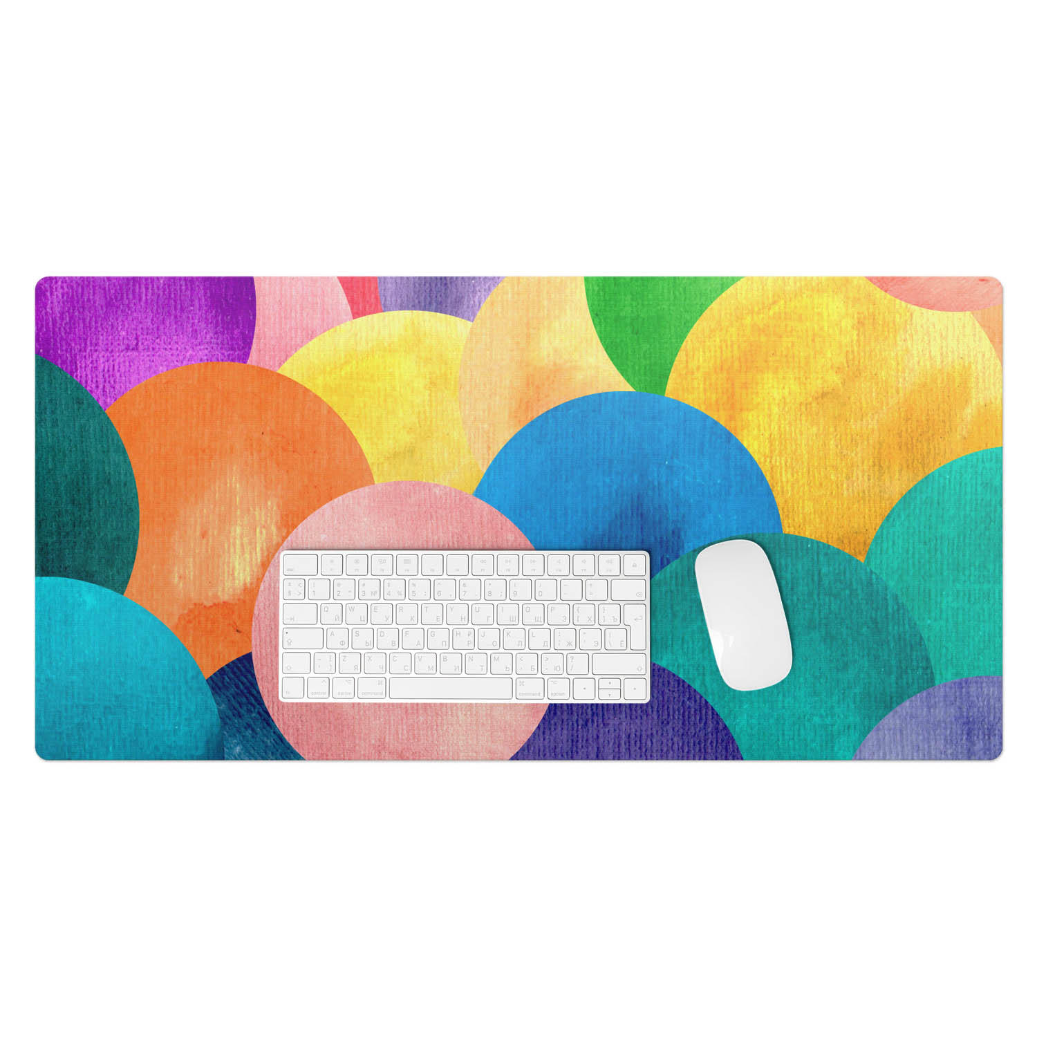 SCHREIBTISCHUNTERLAGE 90x45 cm Bunt - Multicolor, Kunststoff (90/45/1.6cm) - Wallfluent