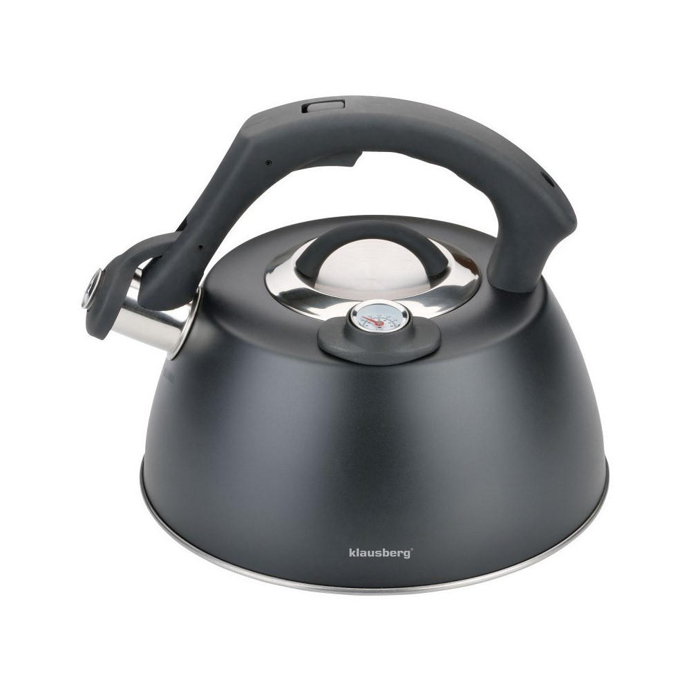 WASSERKESSEL Schwarz 22/20/22 cm KB7371 - Schwarz, Metall (22cm) - Klausberg 
