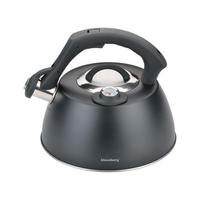 WASSERKESSEL Schwarz 22/20/22 cm KB7371 - Schwarz, Metall (22cm) - Klausberg 