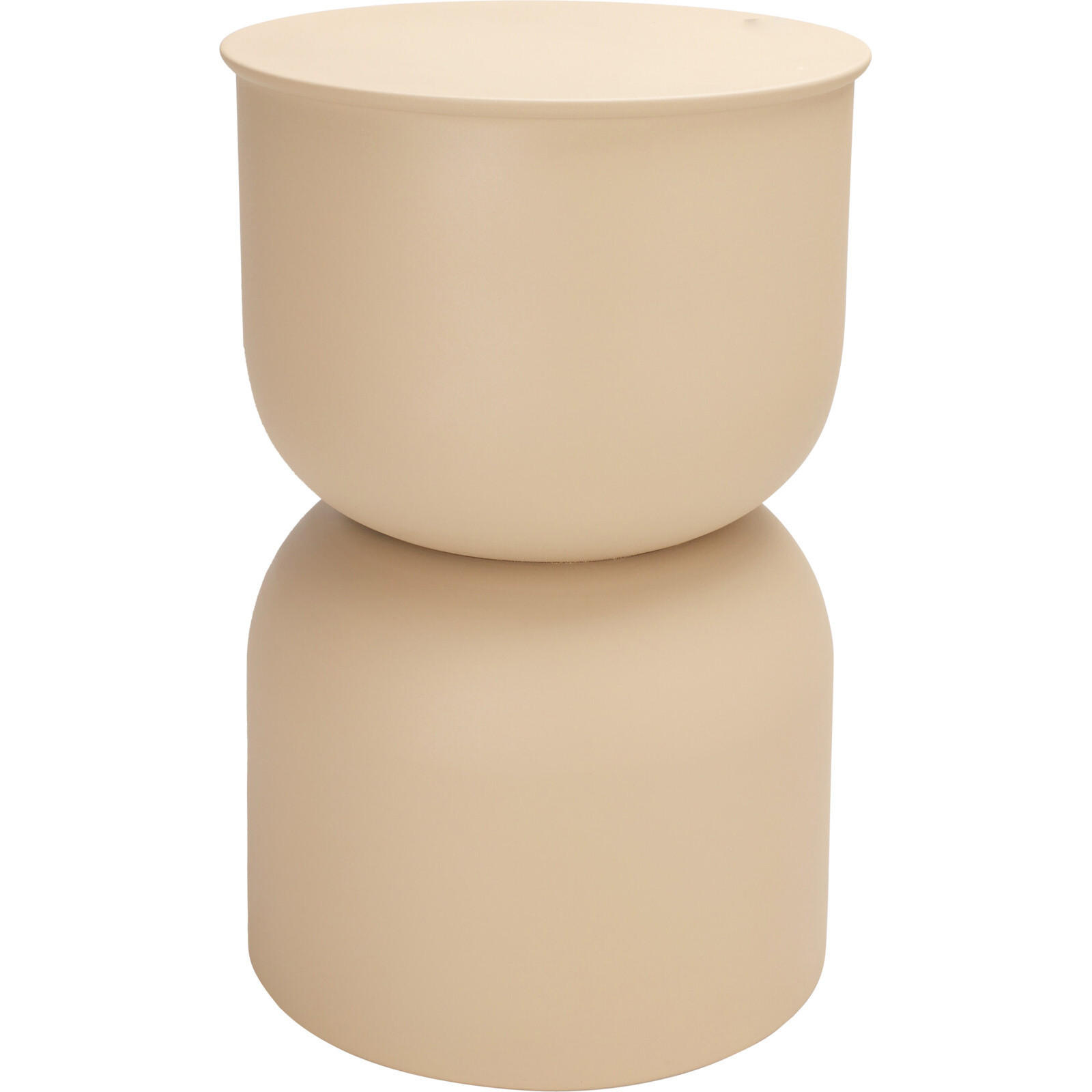 SÄULENTISCH matt Disa Sand 31/31/46 cm - Beige, Metall (31/31/46cm) - Home Styling Collection