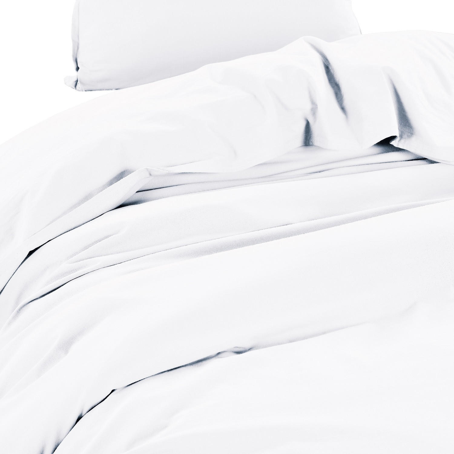 BETTWÄSCHE Stone Washed weiß 135/200 cm 100% Baumwolle Used-Effekt mit Stehsaum - Weiß, Textil (135/200cm) - wometo