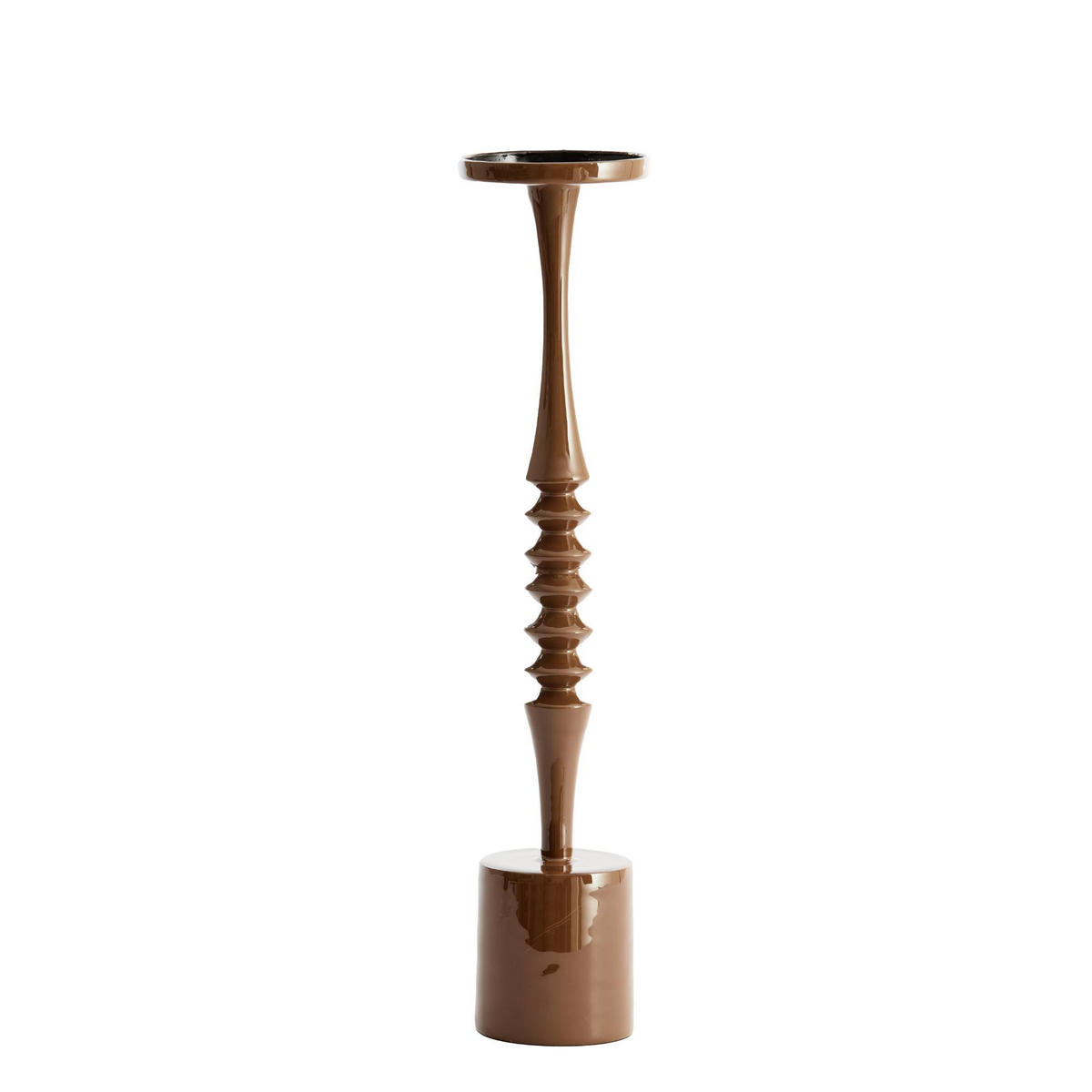 KERZENLEUCHTER Mistry Braun 11/11/51 cm - Braun, Metall (11/51/11cm) - Light & Living