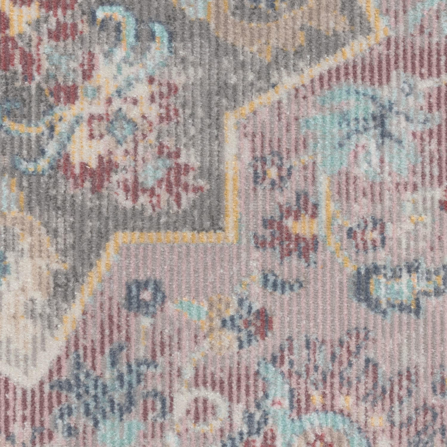 OUTDOOR Teppich Orientalisch Vintage Balkon, Terrasse schmutzabweisend Pink Rechteckig 140x200 - Rosa, Textil (140/200cm) - KADIMA DESIGN