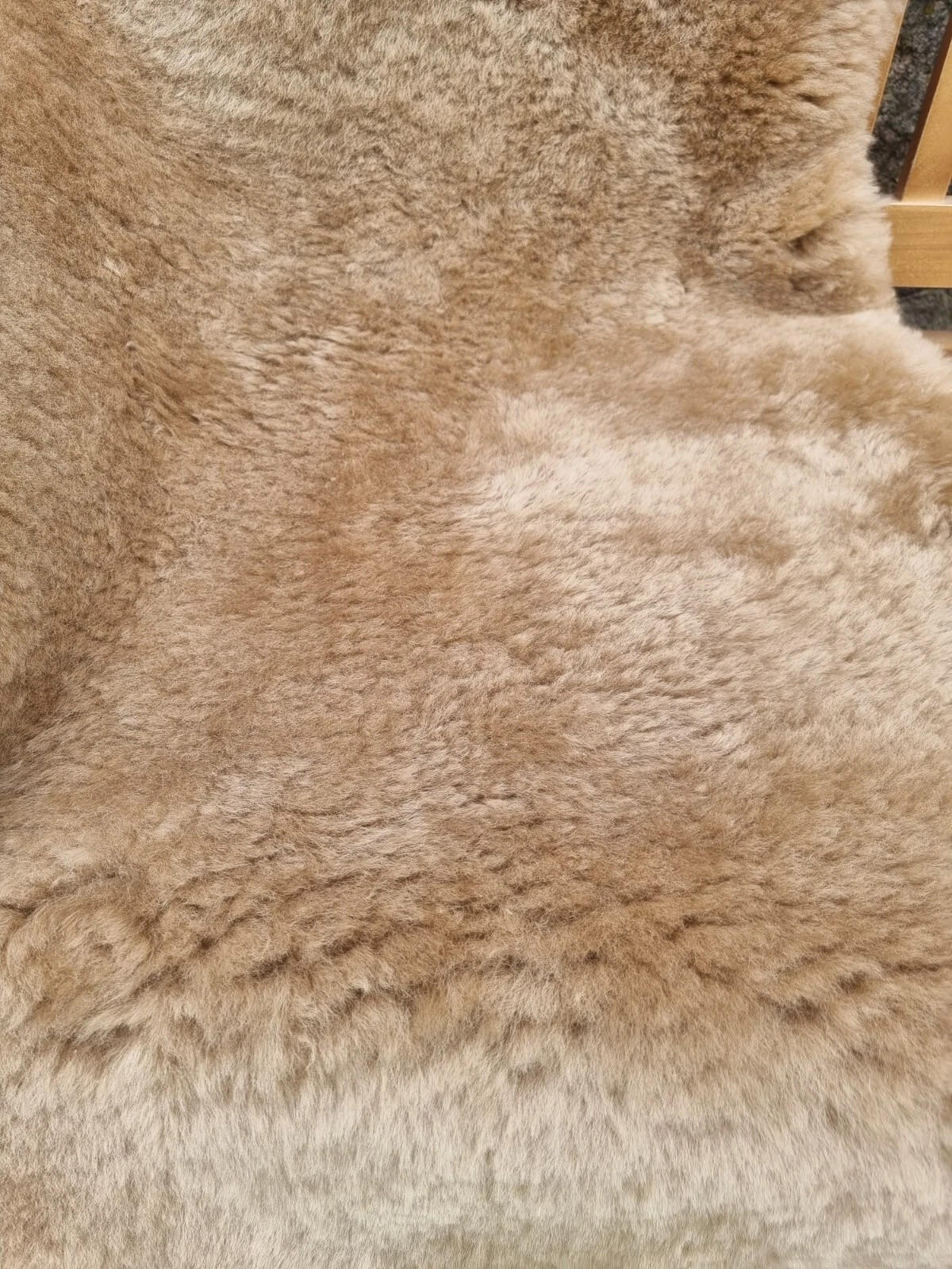 SCHAFFELL Premium Merino Lammfell Natur Beige geschoren ca. 115 cm - Beige, Fell (65/115cm) - Provellus