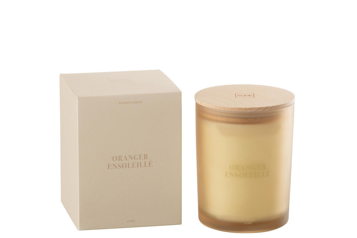 DUFTKERZE ACCORDS ESSENTIALS - Hellgelb - 52 Std. - Hellgelb, Paraffin (10.5/14cm) - J-Line