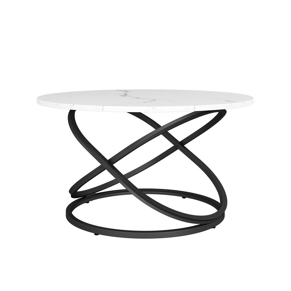 COUCHTISCH Calgary Weiß 79.5 x 62 cm mit großer Arbeitsfläche - Weiß, Holzwerkstoff (62/79.5/46cm) - Vicco