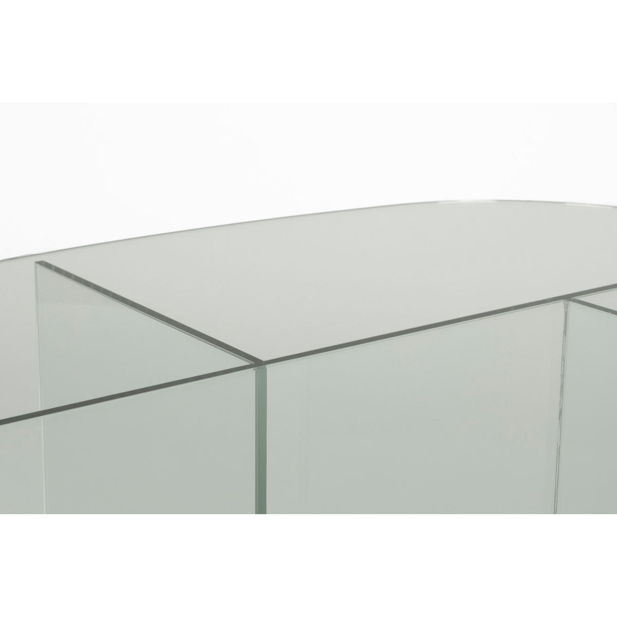 COUCHTISCH Linea Transparent - Klar, Glas (80/60/40cm) - Zuiver