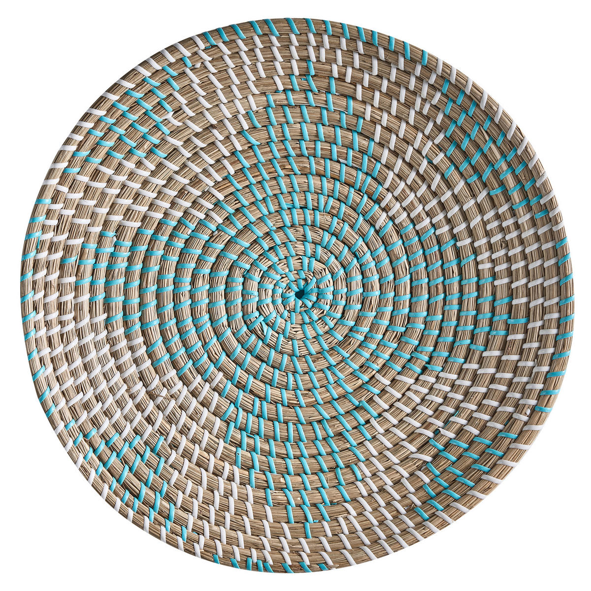 WANDDEKORATION Seegras bunt Sonla - Multicolor, Naturmaterialien (45/45/7cm) - Beliani