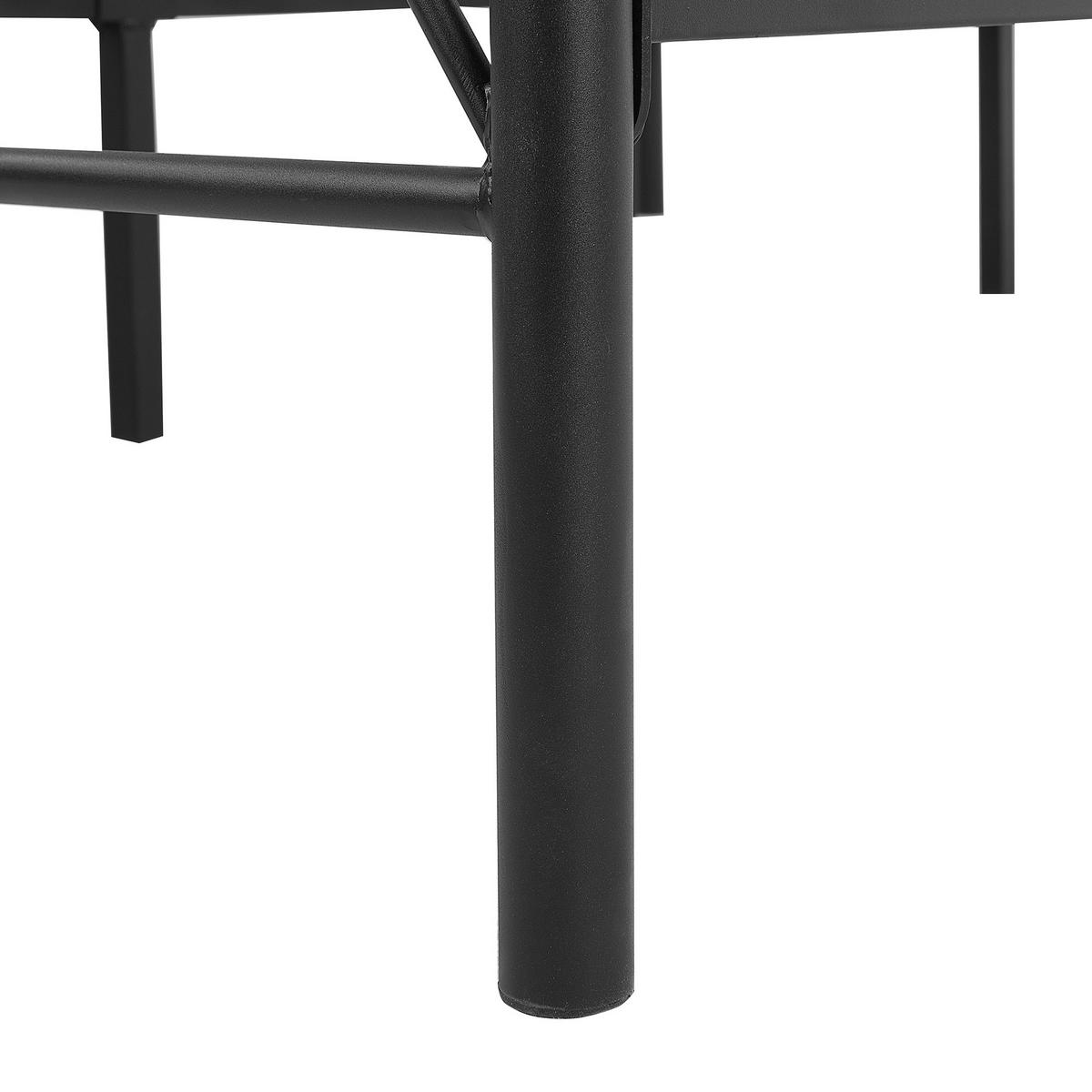 METALLBETT 160/200cm Schwarz Dinard - Schwarz, Metall (160/200cm) - Beliani