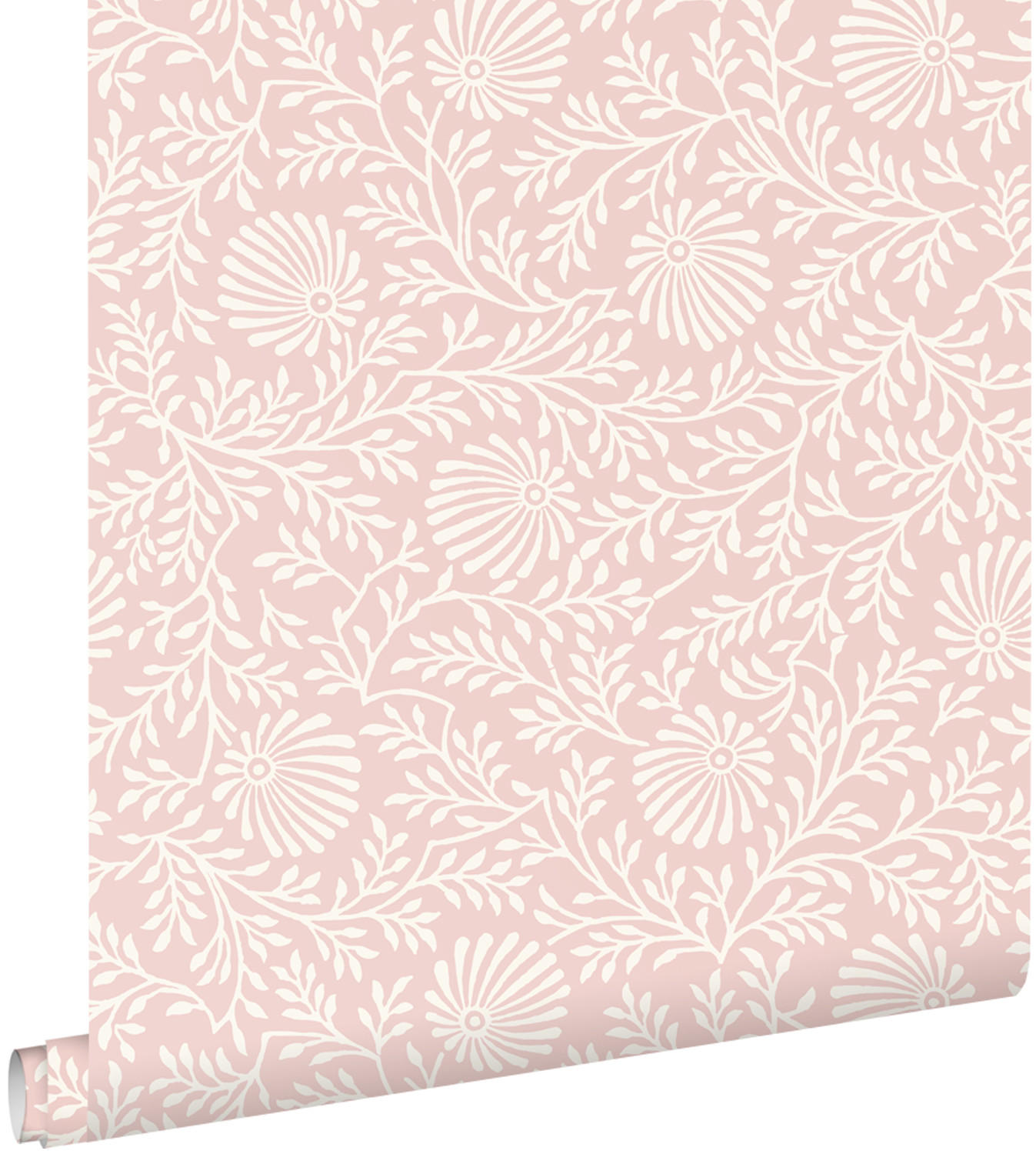 TAPETE Blumenmuster 50 x 900 cm - Pink, Papier (50/900cm) - ESTAhome