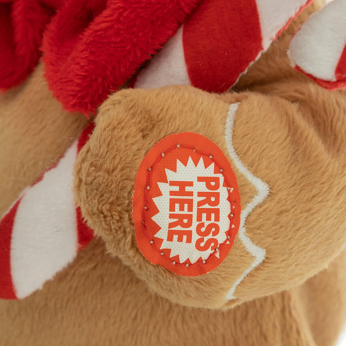 PLÜSCHTIER Lebkuchenmann beweglich - Multicolor, Textil (9/20/9cm) - Atmosphera Createur d´interieur