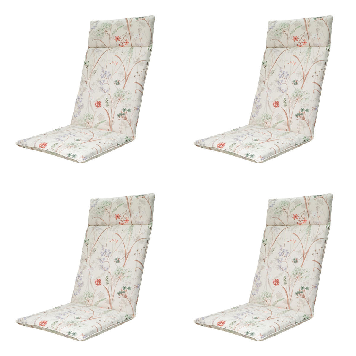 GARTENSTUHLKISSEN Donna 120/50 cm 4er-Set - Multicolor, Textil (50/8/120cm) - Madison