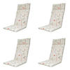 GARTENSTUHLKISSEN Donna 120/50 cm 4er-Set - Multicolor, Textil (50/8/120cm) - Madison