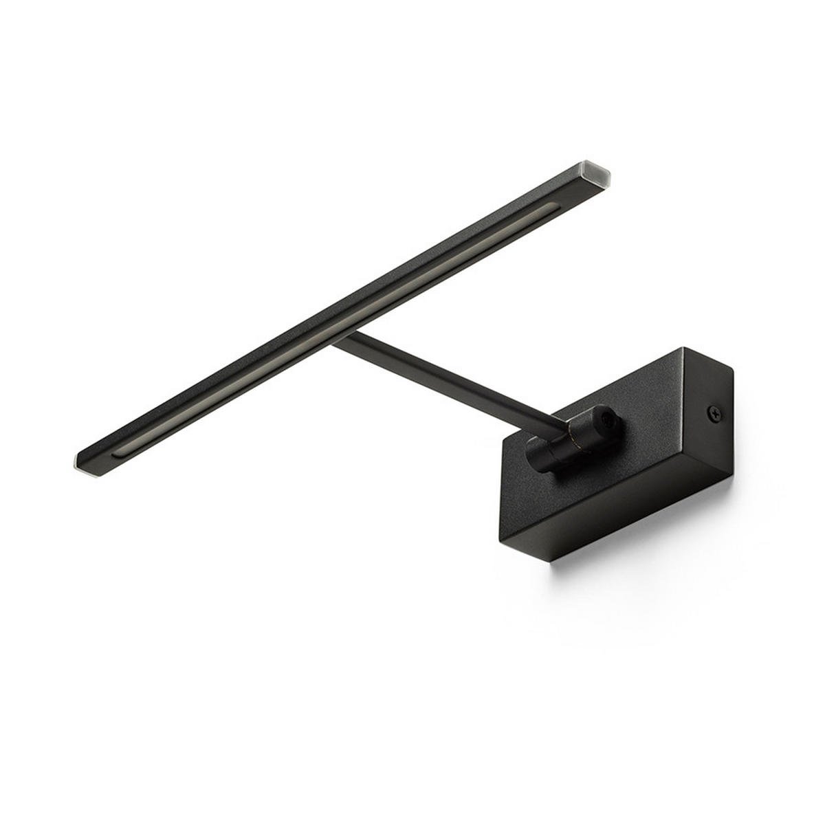 WANDLEUCHTE FRESCO 34 Schwarz 6 W - Schwarz, Metall (18/5/34cm) - Rendl