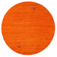 NATUR TEPPICH INDO NEPAL GABBEH SHIVA RUND - Terra cotta, Textil (150/150cm) - Pergamon