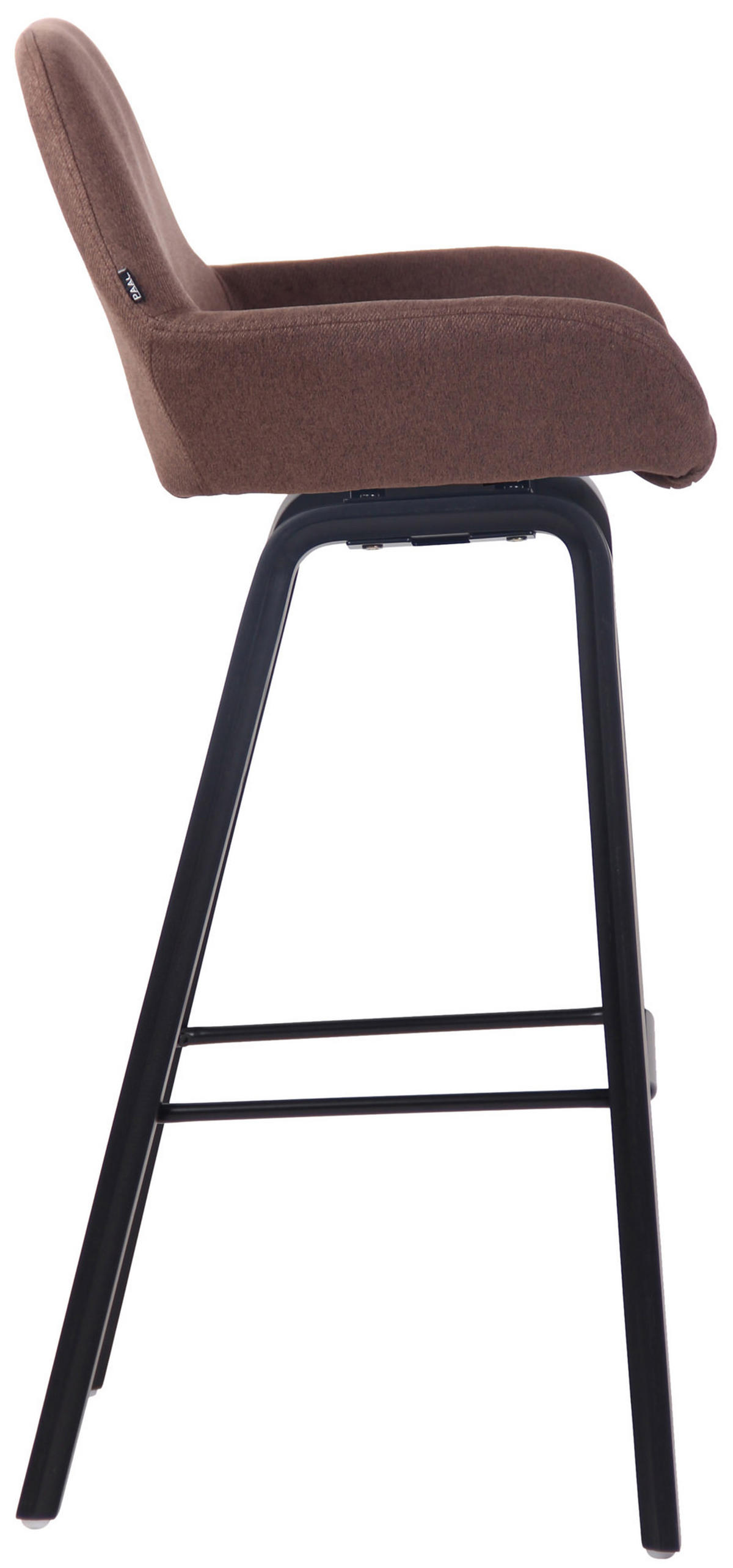 BARHOCKER Stoff braun - Braun, Textil (52/103/51cm) - CLP