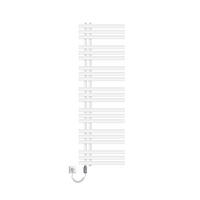 BADHEIZKÖRPER elektrisch Iron EM 500x1600 mm Weiß mit Heizstab 900W - Weiß, Metall (50/160/3cm) - LuxeBath