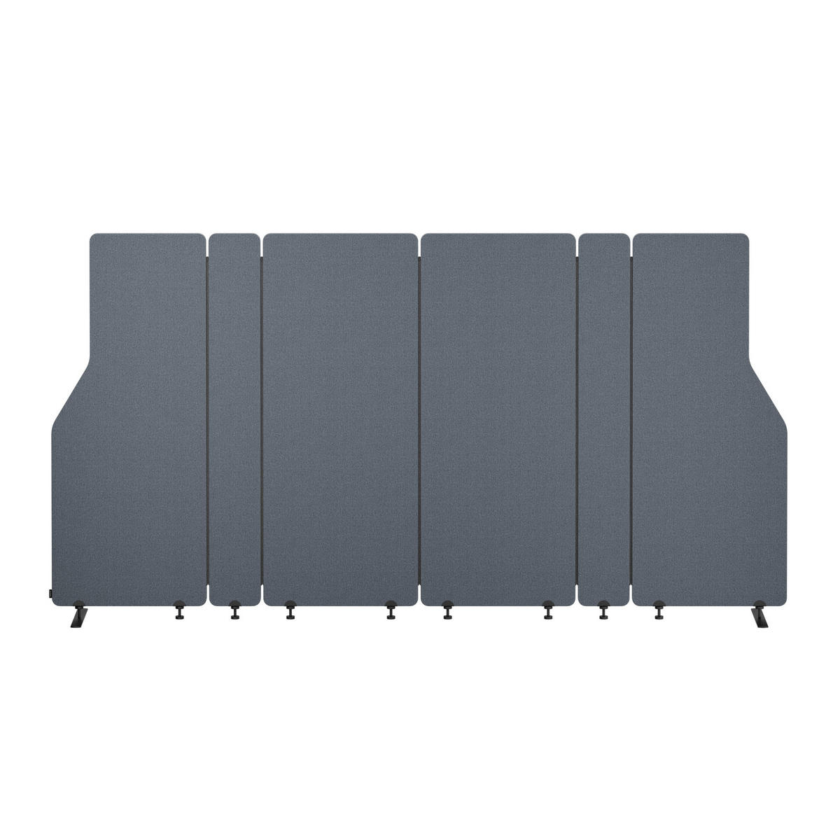 AKUSTIKSCHUTZWAND SADIE - Anthrazit, Metall (280/145/2cm) - Jan Nowak