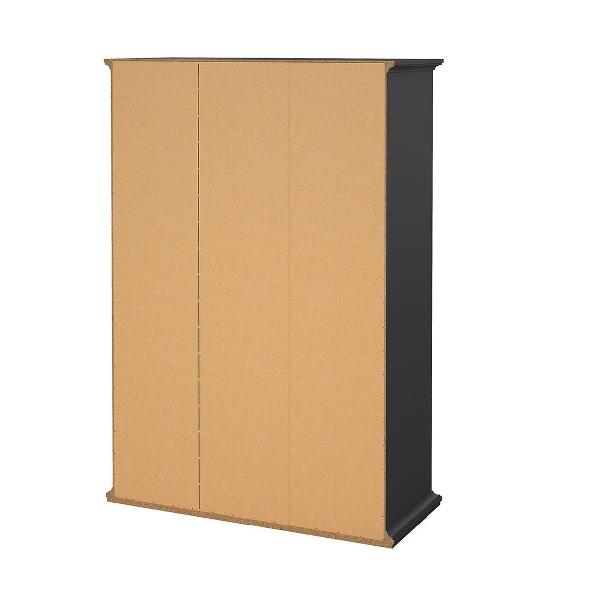 GARDEROBENSCHRANK mattgrau - Grau, Holzwerkstoff (139/201/60cm) - ebuy24