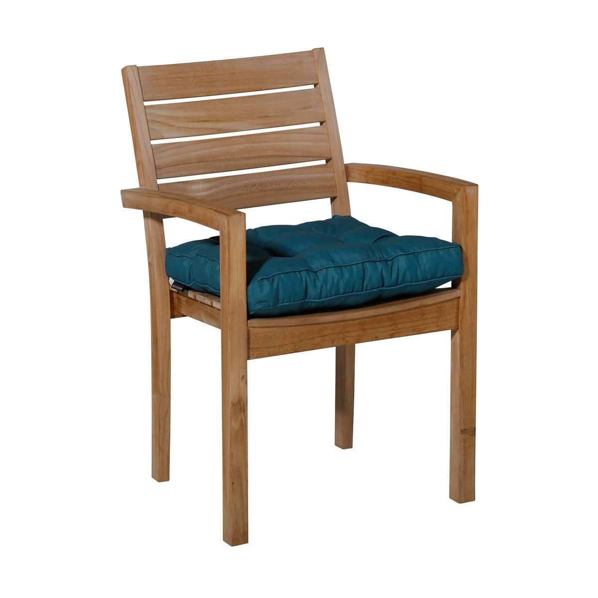 SITZKISSEN Panama 47/47 cm 4er-Set - Petrol, Textil (47/8/47cm) - Madison