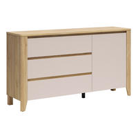 KOMODA Samara Drevo - hnedá, kompozitné drevo (161/90/42.5cm) - Petits-meubles