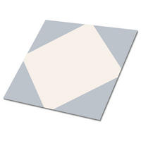 FLIESENAUFKLEBER 9 Stück 30x30 cm selbstklebend Diamant - Grau, Textil (30/1.6/30cm) - TULUP