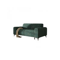 SOFA mit Schlaffunktion LIVIGNO, 205x82x105 cm, Schlafsofa mit Italienischem Ausklappsystem, Grün - Grün, Holz/Textil (205/82/105cm) - Trada