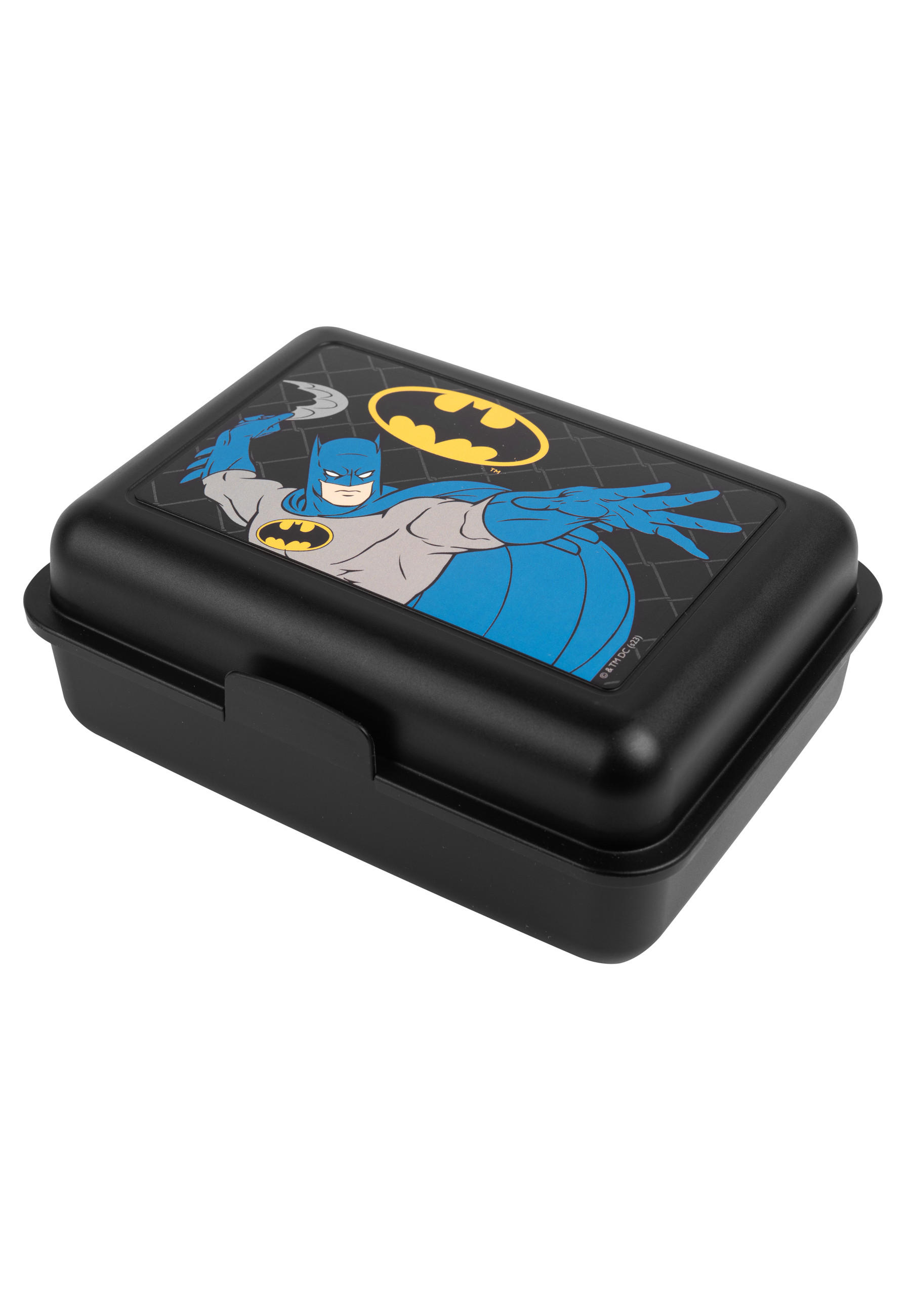 BROTDOSE DC Comics Batman Logo Schwarz 17,5 x 12,8 x 6,9 cm - Schwarz, Kunststoff (17.5/6.9/12.8cm) - DC Comics