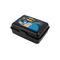 BROTDOSE DC Comics Batman Logo Schwarz 17,5 x 12,8 x 6,9 cm - Schwarz, Kunststoff (17.5/6.9/12.8cm) - DC Comics