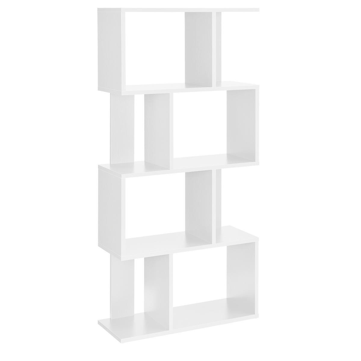 BÜCHERREGAL Brattahlid - Weiß, Holzwerkstoff (60/130/24cm) - [en.casa]