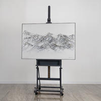 GEMÄLDE Himmlische Schönheit Schattenfugenrahmen Hellgrau 140x100 cm - Hellgrau, Holz (140/100cm) - YS-art gallery