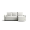 ECKSOFA mit Schlaffunktion SAVIO Quelle 01 Rechts - Weiß, Textil (232/140cm) - Bedante