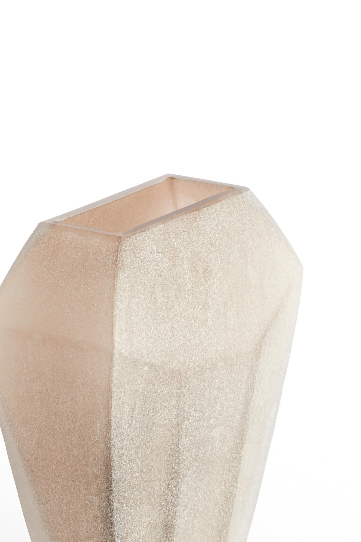 VAZE Vionna Braun 25/12.5/33.5 cm - Taupe, Glas (33.5cm) - Light & Living