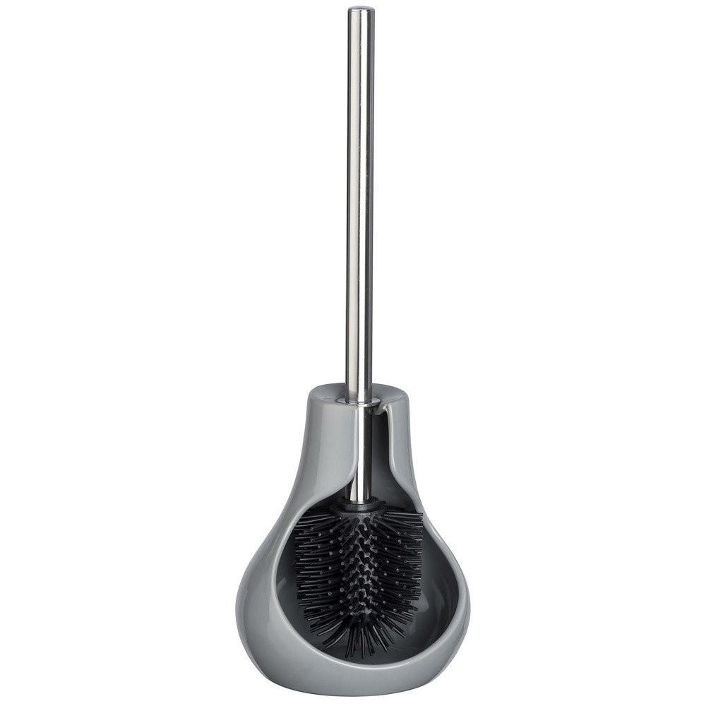 Wenko Wc-Bürste Grau 14x40x13.5 cm