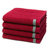 HANDTUCH Smart 4er-Set - Rot, Textil (50/100cm) - Ross